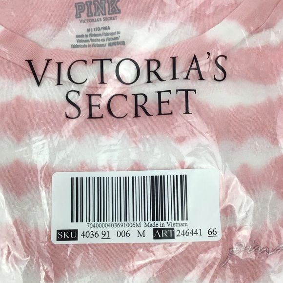 Pink Victoria’s Secret Girlfriend Tie Dye Tee - Picture 5 of 9